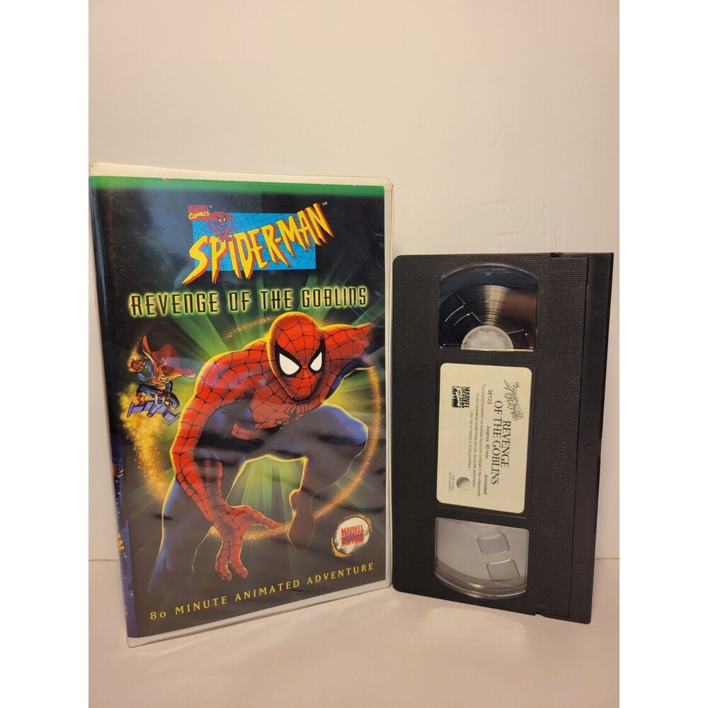 1997 Spider-Man The Animated Series REVENGE OF THE GOBLINS VHS